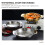 Stainless Steel Paella Pan with Double Handles 3