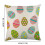 Ensemble de housses de coussin de Pâques en lin 45 x 45 cm 3