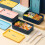 WORTHBUY Bento Lunch Box 720ml con posate 4