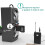 FIFINE Wireless Microphone System,FIFINE Wireless Microphone Set with Headset and Lavalier Lapel Mics, Beltpack Transmitter and Receiver,Ideal for Teaching, 3
