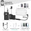 FIFINE Wireless Microphone System,FIFINE Wireless Microphone Set with Headset and Lavalier Lapel Mics, Beltpack Transmitter and Receiver,Ideal for Teaching, 4