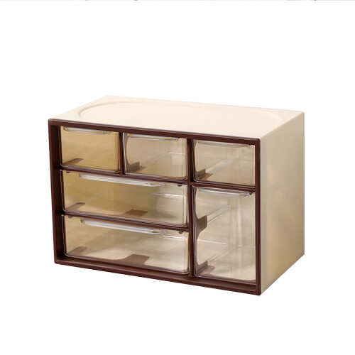 Boîte de rangement de bureau FloHua, style tiroir, avec compartiments 1