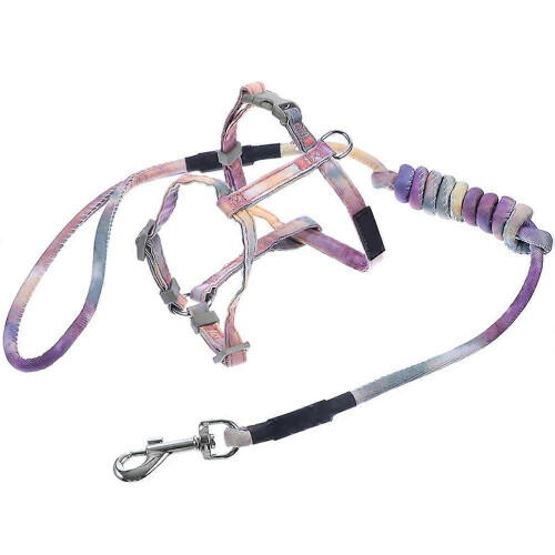 Adjustable Cat Harness and Leash Set, Lightweight Escape-Proof Design for Kittens, Polyester Nylon 1