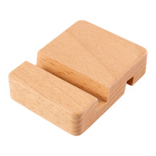 Handyhalterung aus Holz für 4-8 Zoll Handys, kompakter Ständer