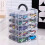 Caja de almacenamiento de juguetes rectangular transparente PP1pc 2