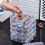 Caja de almacenamiento de juguetes rectangular transparente PP1pc 3