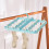 Étendoir à linge avec 24 pinces – Plastique, pliable 2