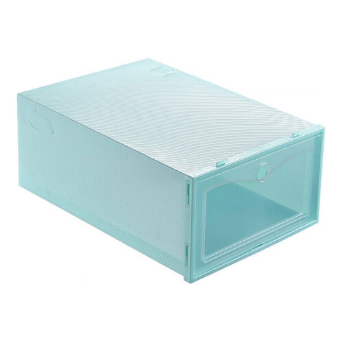 Boîte de rangement à chaussures transparente en PP – Taille moyenne 1