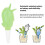 Green Bird Shaped Automatic Self Watering Sprayer 60ml Plant Drip Irrigation 4