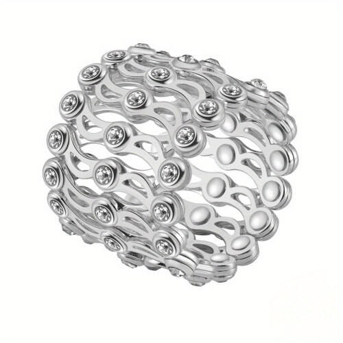 925 Sterling Silver Adjustable Bracelet or Ring 1