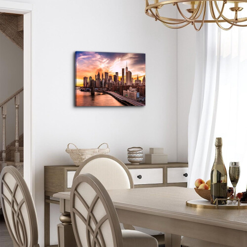 Impression sur toile de la skyline de New York, 30 x 40 cm 1