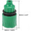 4mm Inner Diameter Quick Connect Hose Pipe Adapters, 5-Pack for Garden Irrigation System Fitting 3