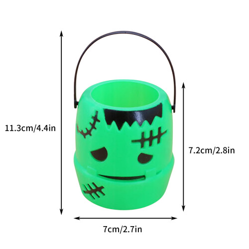 Mini-Halloween-Kürbis-Süßigkeiteneimer für Kinder 2
