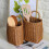 Ensemble de 2 paniers de rangement muraux 6