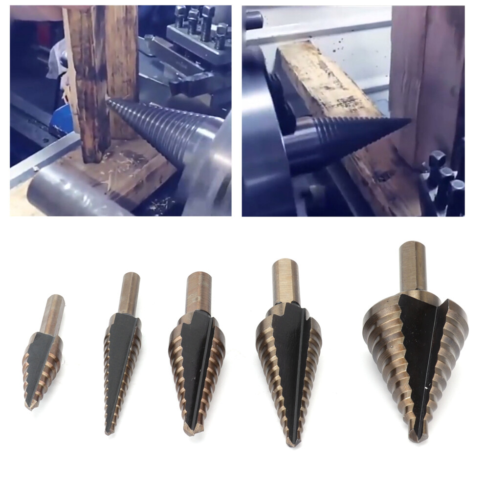Hss Cobalt Step Drill Bit 5 Set 7806371640462