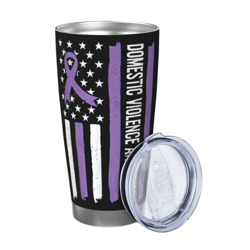 Vaso térmico de acero inoxidable de 20 oz para viajes. 1