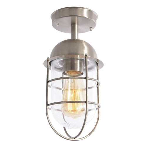 (Stainless Steel) Litecraft Cari Outdoor Lantern