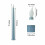 Candele a LED affusolate, luce bianca calda, 28 cm, confezione da 3 3