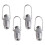 Set van 4 aluminium waslijnspanners 3