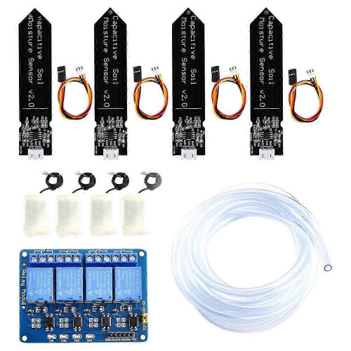 Automatic Irrigation System Kit with Soil Moisture Sensor & Water Pump for DIY Garden Greenhouse 1