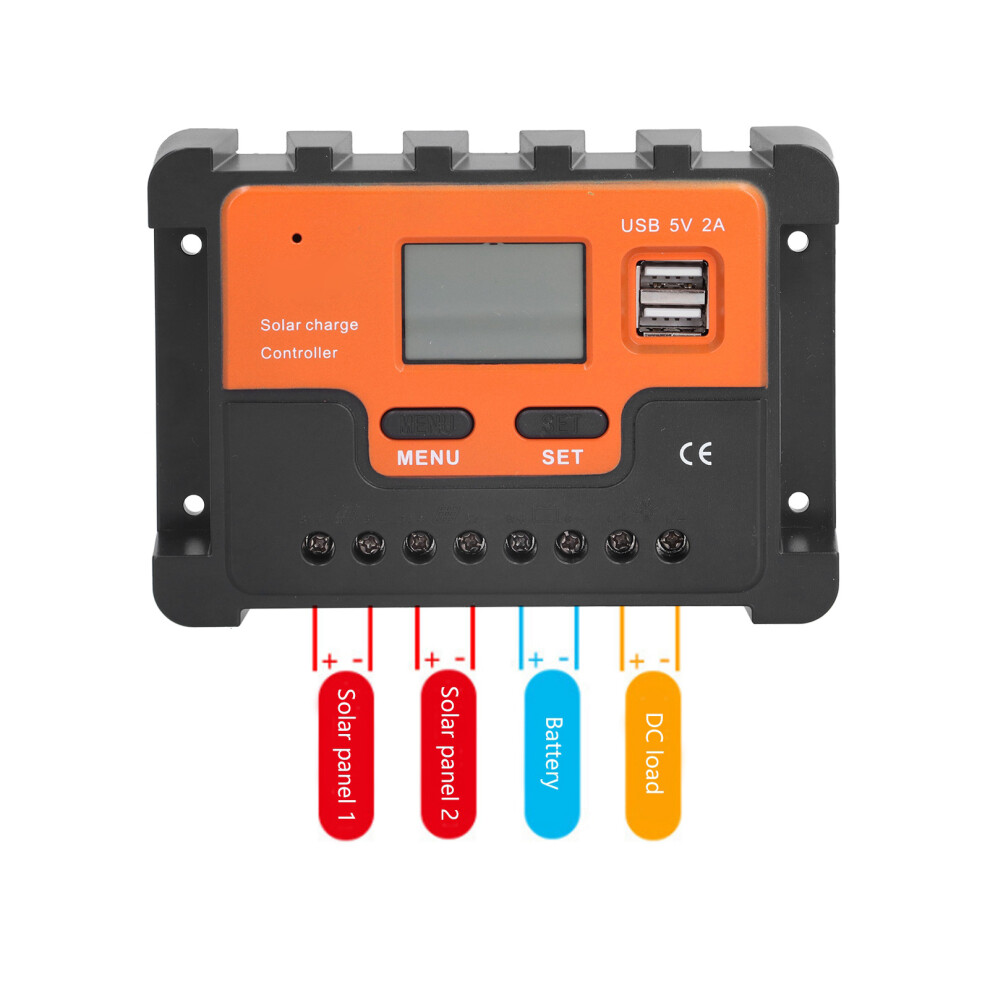 LCD Solar Controller DBS12 3 Stage PWM 20A