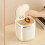 Mini prullenbak met druksluiting, plastic, 13,5 x 13,5 x 14 cm 5