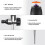 Gear Drive Sprinkler 360-Degree Automatic Lawn Watering System with Adjustable Coverage, Silver & Black 3