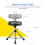 SONICAKE Heavy Duty Drum Throne Height Adjustable Padded Stool Double Braced Ant 2