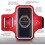 Capa de braço resistente à água TRIBE para iPhone e Galaxy - Compatível com Pro Max, S Ultra, Plus, Edge, Note - Alça ajustável, bolso para 3