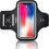 Capa de braço resistente à água TRIBE para iPhone e Galaxy - Compatível com Pro Max, S Ultra, Plus, Edge, Note - Alça ajustável, bolso para 8