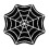 Halloween-Spinnennetz-Teppich, Plüsch-Gothic-Dekor 2