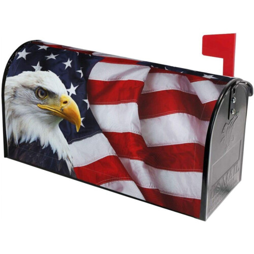Capa para caixa de correio com a bandeira americana, 53 x 46 cm (21 x 18 polegadas) 1