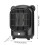 Riscaldatore portatile da 500W 12V per tenda e uso interno 3