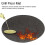 BBQ Grill Splatter Mat, Fireproof Heat Resistant 68cm x 68cm, Reusable Floor Protector 3