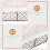 Panier de rangement en fil de fer avec doublure en coton 4