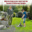 Adjustable Grass Cutter Wheels Compatible with String Trimmer, Weed Eater, Cordless Lawn Mower Support Wheel 5