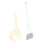 Kinderbezem en stoffer set – Geel, plastic, 51 cm 2