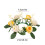Guirlanda de rosas artificiais para vela, 30 cm (12 polegadas) 3