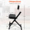 Pyle Portable Adjustable Musician Performer Stool - Folding Musicians Performanc 3
