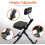 Pyle Portable Adjustable Musician Performer Stool - Folding Musicians Performanc 4