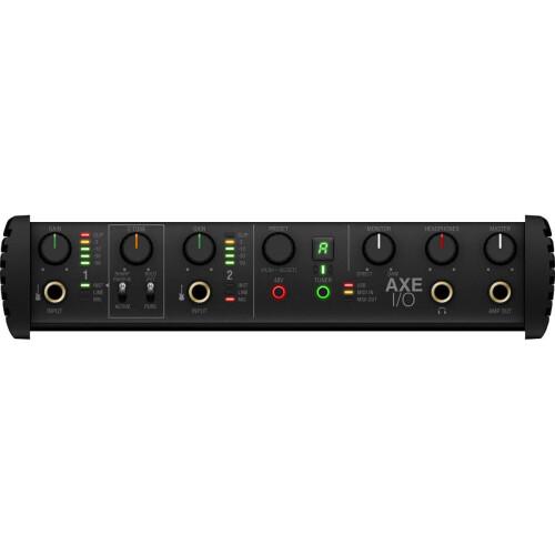 IK Multimedia AXE I/O - Premium 2 Input / 5 Output Audio Interface, Guitar Sound Modeling, 117 dB Dynamic Range, 3 Hz Frequency Response, Powerful Ap 1