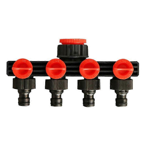4 Way Hose Splitter with Quick Connector for Garden Automatic Watering System 2