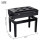 GRANDMA SHARK Piano Stool, Dressing Table Stool, Height Adjustable, Single Seat 2