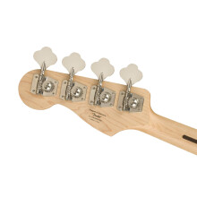 Squier by Fender Affinity Series Electric Jaguar Bass with Humbucker pickup, Maple Fingerboard in Black, Comes with Free Virtual Lessons