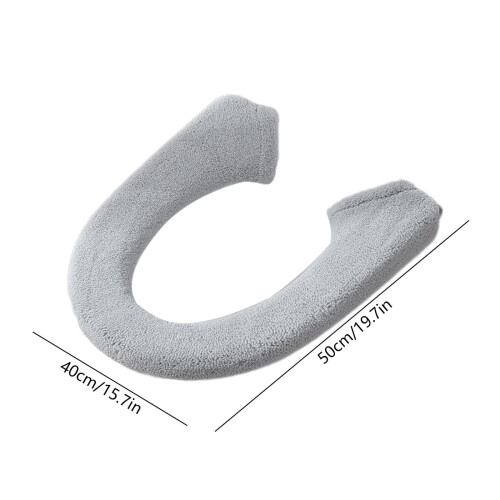 Housse de siège de toilette universelle – Polyester doux, 2