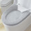 Soft Thicker Toilet Seat Cover with Snaps, Reusable 5