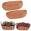 3Pcs Foldable Felt Hanging Basket Liner Trough Planter for Window Box Balcony 2