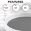 Non-Skid Turntable 10 Inch 4 Pack 3