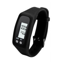 Pulsera podómetro digital LCD para caminar y contar calorías.