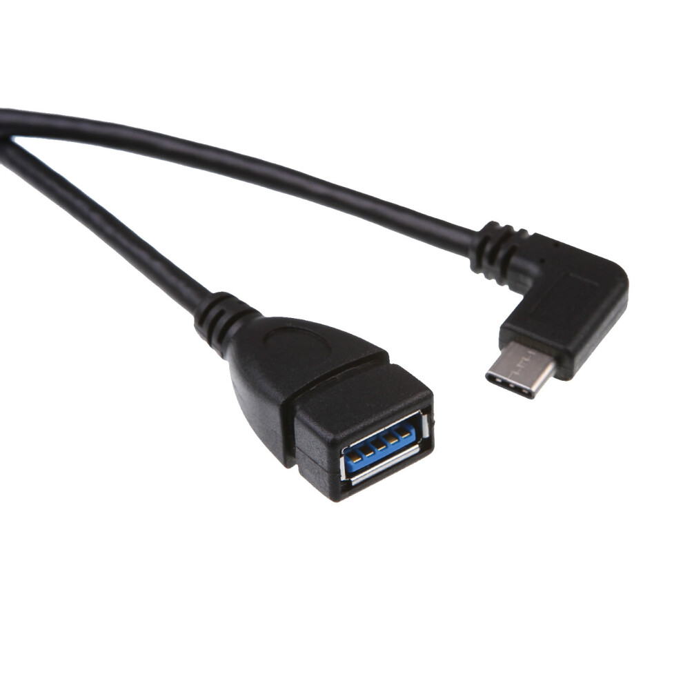Usb C To Usb A Right Angle Otg Adapter 90 9122141503507